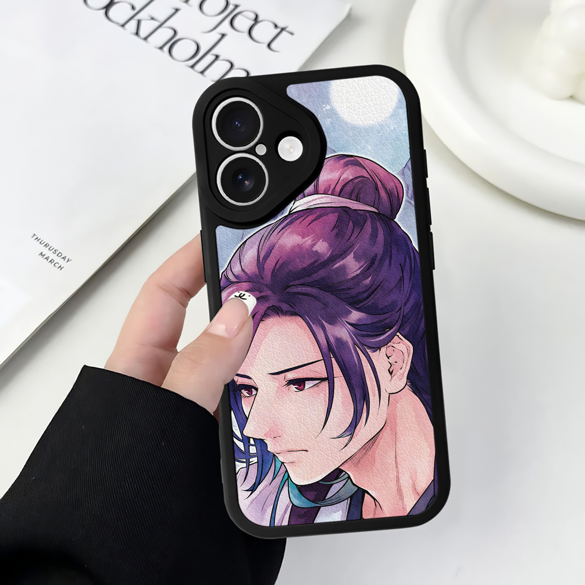 薬屋のひとりごと The Apothecary Diaries 【iPhone 16シリーズ対応】シリコンスマホケース（レザー調） 材質：シリコン